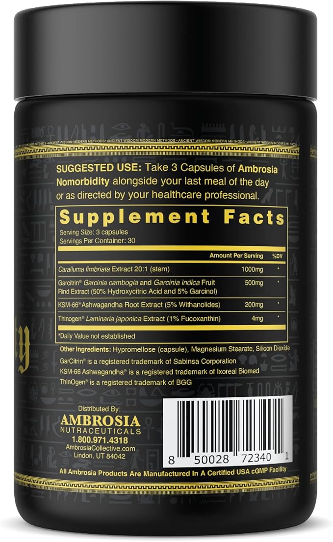 Ambrosia Nomorbidity - Bemoxie Supplements