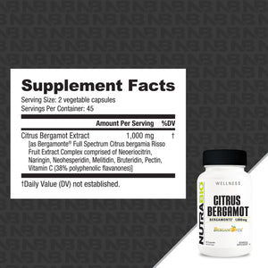 NutraBio Citrus Bergamot - Bemoxie Supplements